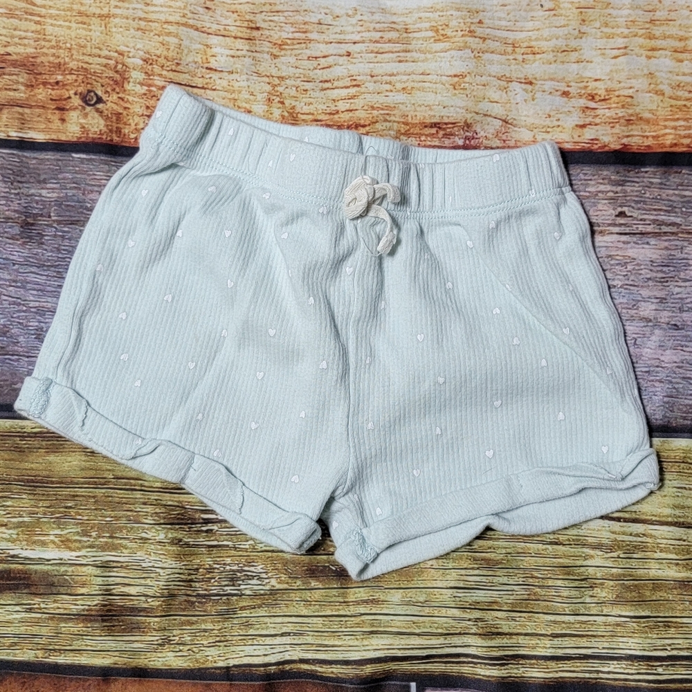 Willow + Whimsy by Bon Bébé Girls Cute Heart Shorts Size 12 Months